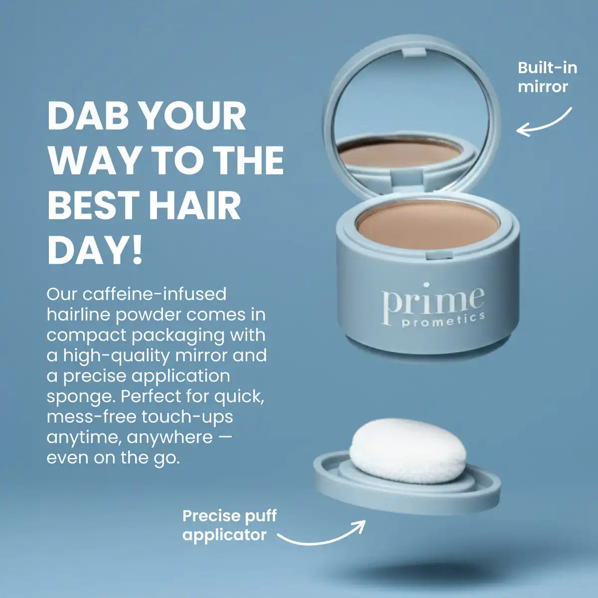 2pcs Instant Coverage Hairline Powder